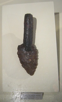 Originales Ritualmesser,
                                  Nahaufnahme