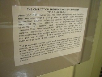 Text �ber die Nasca-Kultur auf Englisch