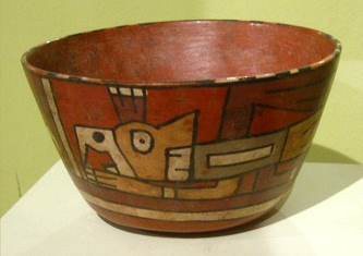 Taza grande con un dise�o de un p�jaro