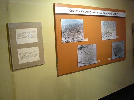 Tablero grande con la descripci�n de
                            las regiones de la cultura Chincha