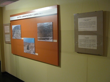 Tablero grande con el tema de los
                            centros de los Incas y con el Camino Inca