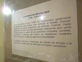 Texto sobre el imperio Inca en
                                    espa�ol