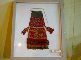 Woven bags of Inca culture