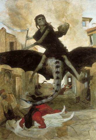 B�cklin: La Peste - el diablo personalmente