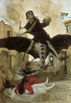 B�cklin: La peste - el diablo
                                    personalmente