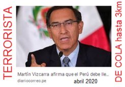 Mart�n
                                              Vizcarra, presidente del
                                              Per� con tortura+maltrato
                                              con colas de hasta 3km