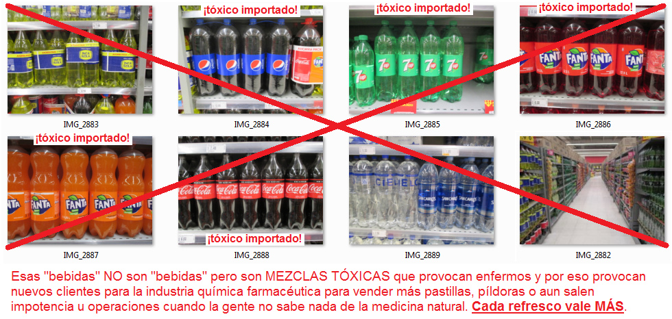 Limonadas t�xicas p.e. en
                                  un centro comercial Plaza Vea en Comas
                                  Pacana