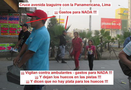 Vigilantes nazistas nazis de Lucha con
                            casco del Serenazgo SS de Los Olivos se
                            instalant contra ambulantes y poblaci�n
                            inteligentes, 5 de diciembre 2016