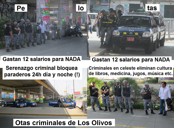 Kreuzung Izaguirre-Alle / Panamericana,
                            Besetzung 02