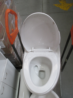 Taza in�til en el Maestro
                                    Center del �valo Naranjal en Lima