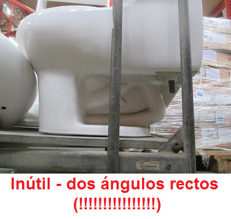 Taza in�til del Maestro Center
                                    del �valo Naranjal con un tubo
                                    in�til con dos �ngulos rectos
                                    (!!!!!!!!!!!!!!!!)