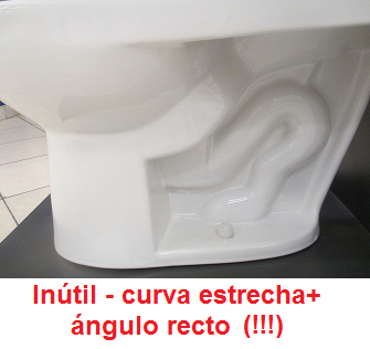 Taza in�til del centro
                                    Cassinelli con un tubo con curva
                                    estrecha y �ngulo recto