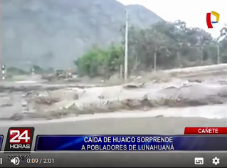 Huaico en Lunahuana, regi�n de Ca�ete