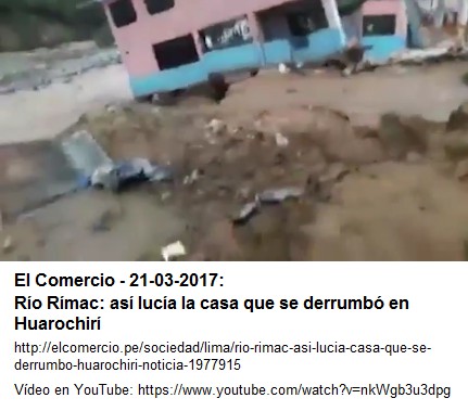 La casa en
                  Huarochir� est� en la zona de dique y el r�o toma la
                  casa 04