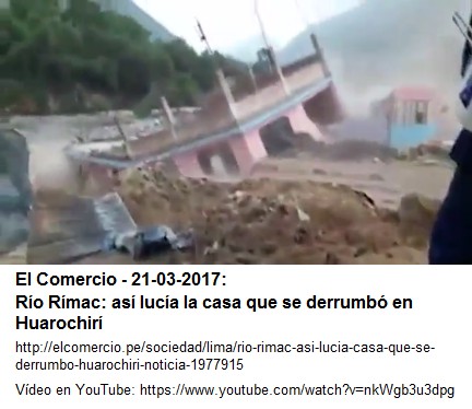 La casa en Huarochir� est� en la zona de
                    dique y el r�o toma la casa 05