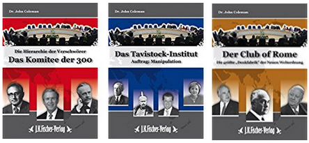 Libros de John Coleman, un
                          whistleblower del servicio secreto criminal
                          sionista MI6