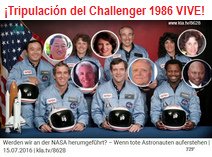 Tripulaci�n del Challenger del 28 de
                              enero 1986 VIVE, constataron en 2016