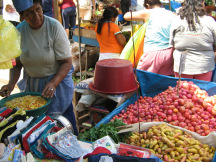 Puesto de mercado con tarme�o