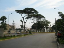 Caceres-Park, Sicht von Ost nach West Caceres-Park, Sicht von Ost nach West