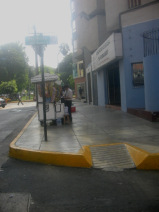 Miraflores, Jir�n Porta, rampa de acera