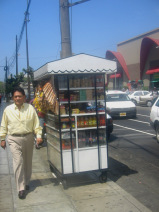 Miraflores, Avenida Bolognesi, puesto de
                      dulces