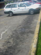 Miraflores, Malecon Cisneros: Parkplatz mit
                        vielen lflecken