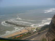 Miraflores, parque de los enamorados: Vista
                        al mar (Pac�fico)
