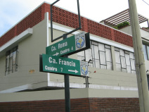 e�ales de tr�fico del cruce Callej�n Roma -
                        Callej�n Francia