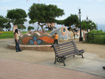 Miraflores, Park der Verliebten, Eintrittsbereich