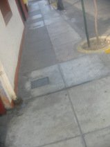 Miraflores, Jiron Porta,
                        Trottoirgestaltung