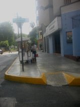 Miraflores, Jiron Porta, Trottoirrampe