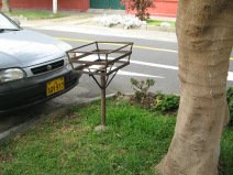 Miraflores, Callejon Zavala, Abfallkorb