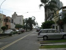 Miraflores, Ca. Roma, Sicht in Richtung
                          Meer