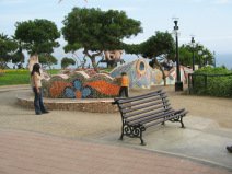 Miraflores, Park der Verliebten, Eintrittsbereich