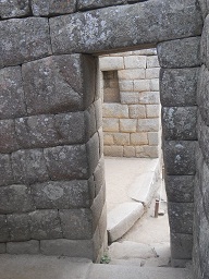 Puerta del cuarto del Inca
