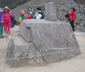 Machu Picchu: la piedra del
reloj solar 10 primer plano Machu Picchu: la piedra del reloj solar 10
primer plano