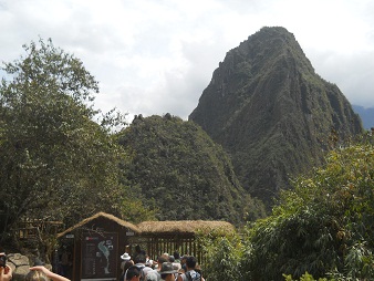 La entrada a la zona de los miradores Huchuypicchu y
          Huaynapicchu