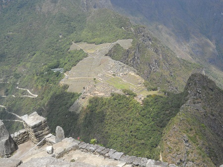 Pueblito Huaynapicchu, la vista a Machu Picchu en
          forma de una cabeza de un �guila c�ndor 02 primer plano