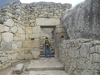Machu Picchu, das Haupt-Sonnentor