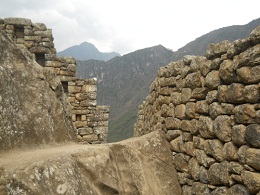 Machu Picchu, Arbeitsh�user - Mauern