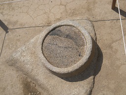 Machu Picchu, Spiegel- oder M�rsertempel, die Spiegelfl�chen oder M�rserfl�chen, Nahaufnahme 08