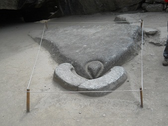 Der Condor-Adlerkopf am Boden - Nahaufnahme