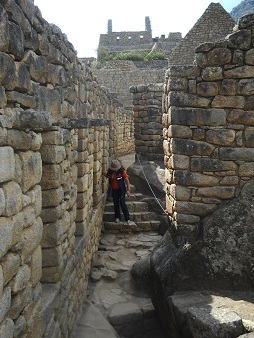 Machu Picchu, Adlergefängnis, Gänge Machu Picchu, Adlergefängnis, Gänge