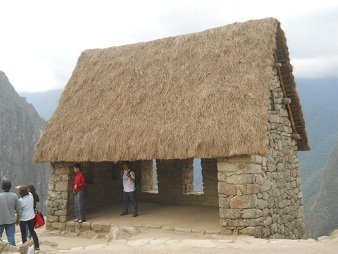 Machu Picchu,
            das kleine H�uschen oben