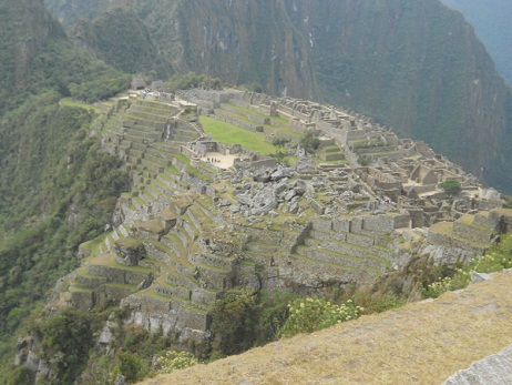 Sicht auf Machu Picchu, Nahaufnahme