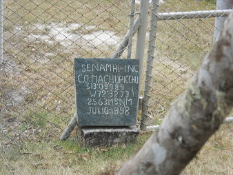 noch ein Schild von SENAMHI