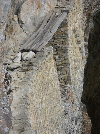 Machu Picchu, die Inkabr�cke, Nahaufnahme