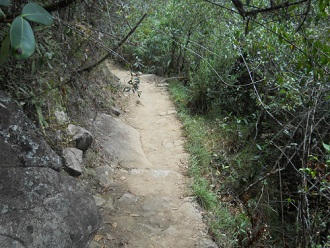 Spaziergang zum Hausberg Huaynapicchu:
                    Spazierweg 1