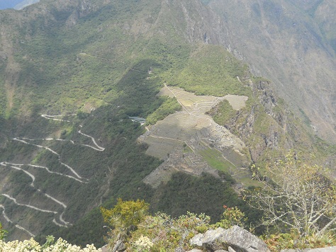 Aussicht vom Gipfel Huaynapicchu auf
Machu Picchu Aussicht vom Gipfel Huaynapicchu auf Machu
Picchu