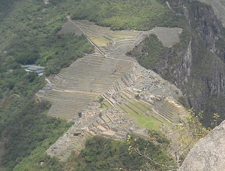 Machu Picchu,
Hausberg Huaynapicchu, Sicht auf Machu Picchu,
Nahaufnahme Machu Picchu, Hausberg Huaynapicchu, Sicht auf
Machu Picchu, Nahaufnahme